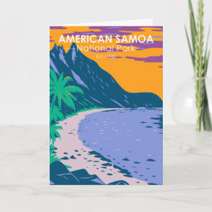American Samoa National Park Ofu Beach Card