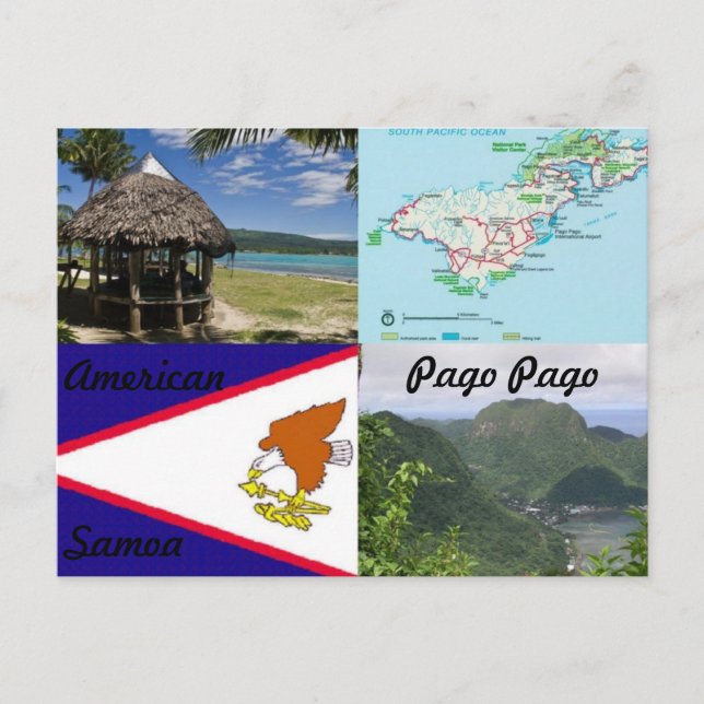 American, Samoa, Pago Pago postcard (Front)