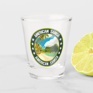 American Samoa Shot Glass