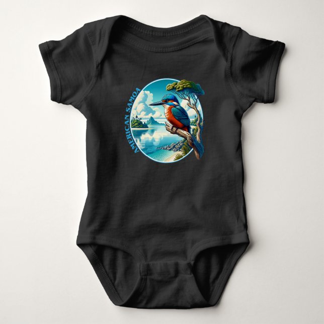 American Samoa South Pacific Baby Bodysuit (Front)