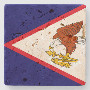American Samoa Stone Coaster