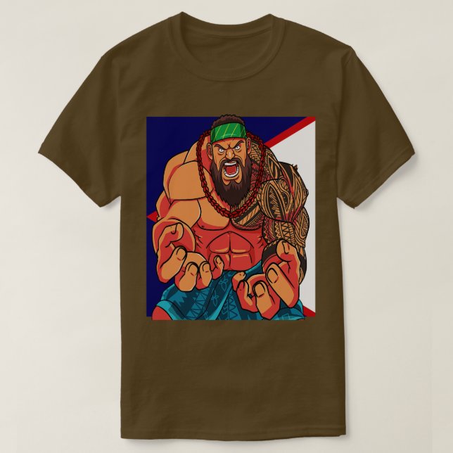 American Samoan Samoa Flag Polynesian Pride T-Shirt (Design Front)