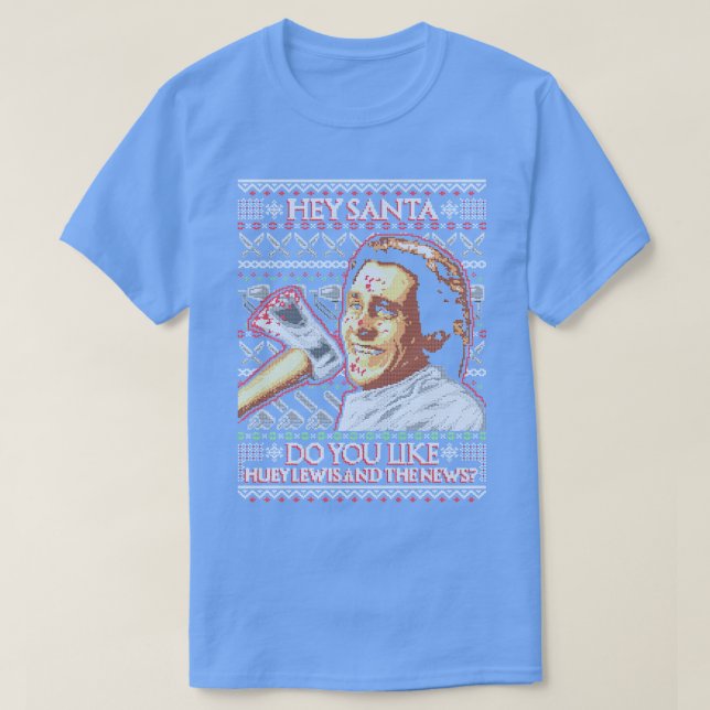 American Santa Ugly Xmas T-Shirt (Design Front)