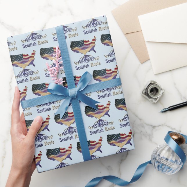 American Scottish Roots Gift Wrap (Gifting)