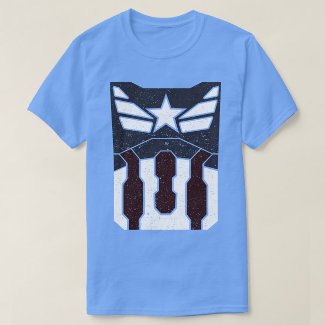 American Shield Distressed T-Shirt (Design Front)