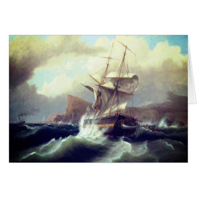 American Ship in Distress 1841 (Front Horizontal)