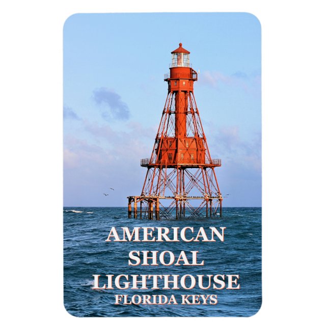 American Shoal Lighthouse, Florida Flexi Magnet (Vertical)