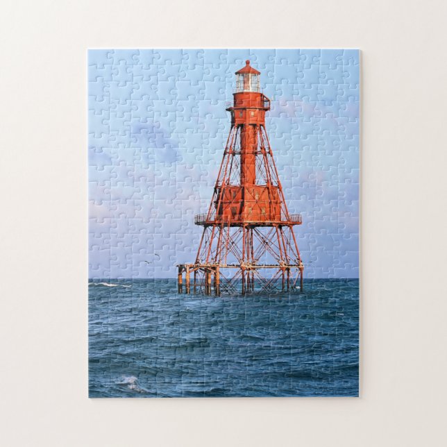 American Shoal Lighthouse, Florida Keys Jigsaw Puzzle (Vertical)