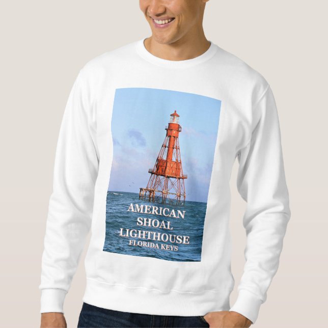 American Shoal Lighthouse, Florida Keys Sweatshirt (Front)
