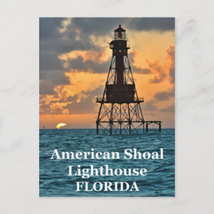 American Shoal Lighthouse, Florida Postcard