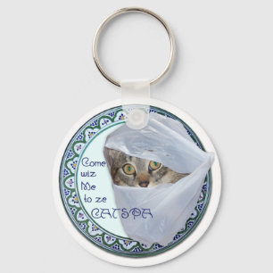 American Shorthair - Cat Spa, Yes! Key Ring