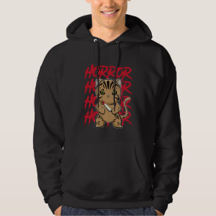 American Shorthair Cat With Knife Halloween Hoodie