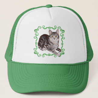 American Shorthair Tabby Cat Trucker Hat