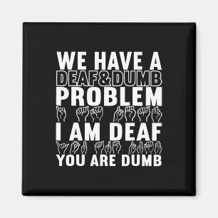 American Sign Language Deaf Awareness 20 Magnet
