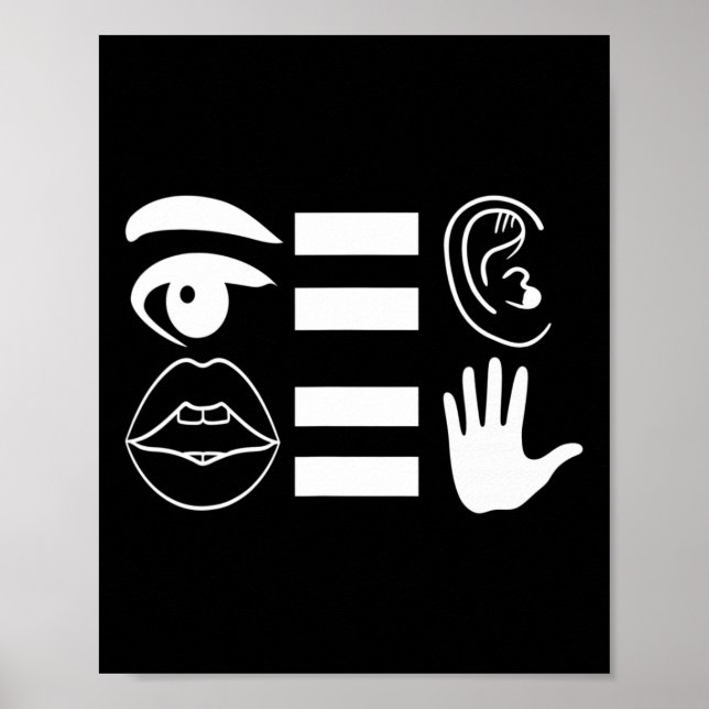 American Sign Language Deaf Awareness 6 (Front)