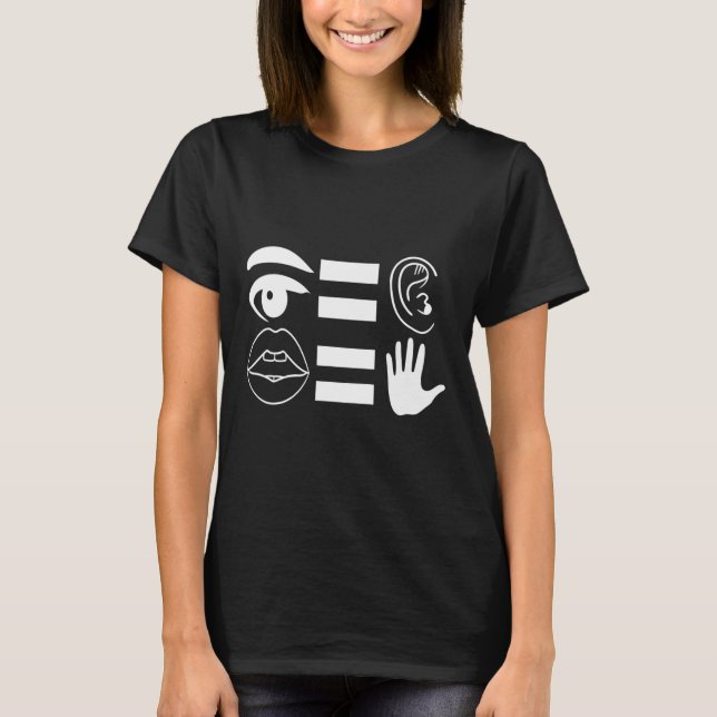 American Sign Language Deaf Awareness 6 T-Shirt (Front)