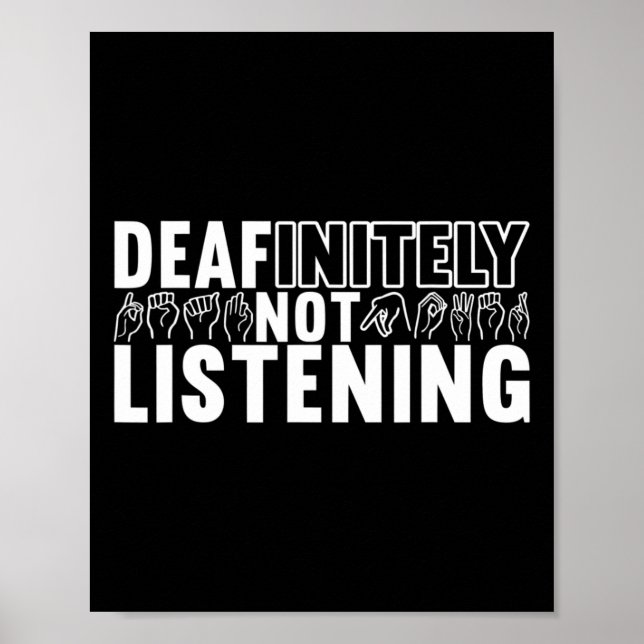 American Sign Language Deaf Awareness 9  (Front)