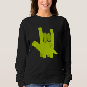 American Sign Language I Love You Valentines  Kid Sweatshirt