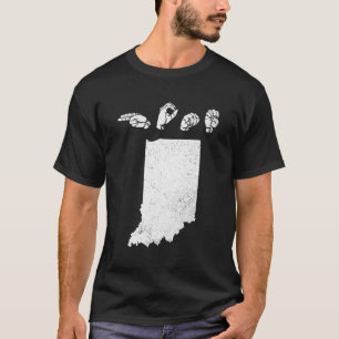 American Sign Language Indiana Home T-Shirt