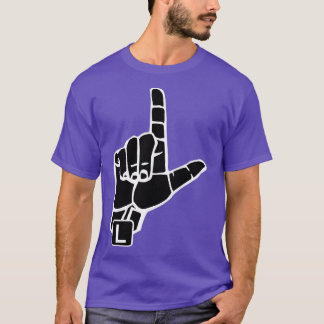 American sign language Letter L T-Shirt
