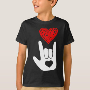 American Sign Language Love Hand Sign Asl Squad T-Shirt