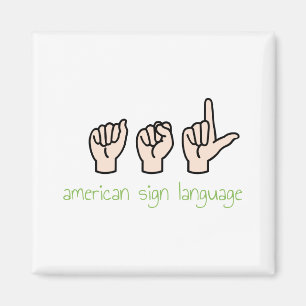 American Sign Language Magnet
