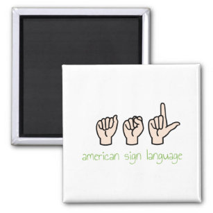 American Sign Language Magnet