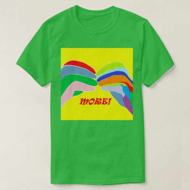 American Sign Language MORE T-Shirt (Design Front)