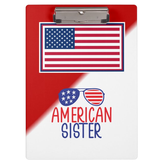 American Sister  Clipboard (Front)