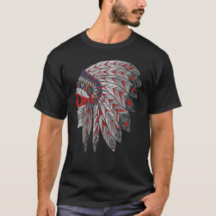 American Skull Native Indian Eagle Chief 1 T-Shirt