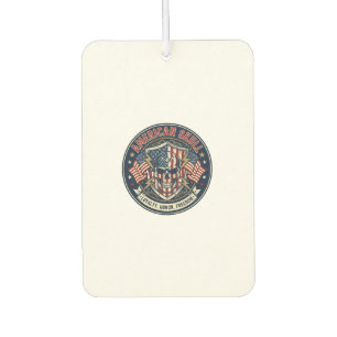 American Skull Patriotic Patriotic Skull Tough Gra Car Air Freshener