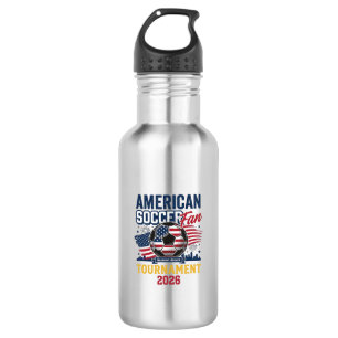 American Soccer Fan Tournament 2026 Vintage Shirt  532 Ml Water Bottle