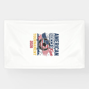 American Soccer Fan Tournament 2026 Vintage Shirt Banner