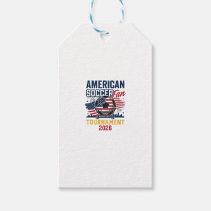 American Soccer Fan Tournament 2026 Vintage Shirt Gift Tags