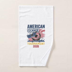 American Soccer Fan Tournament 2026 Vintage Shirt  Hand Towel