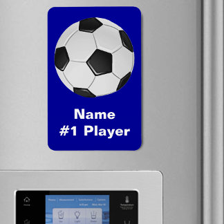 American Soccer or Association Football Ball Magnet