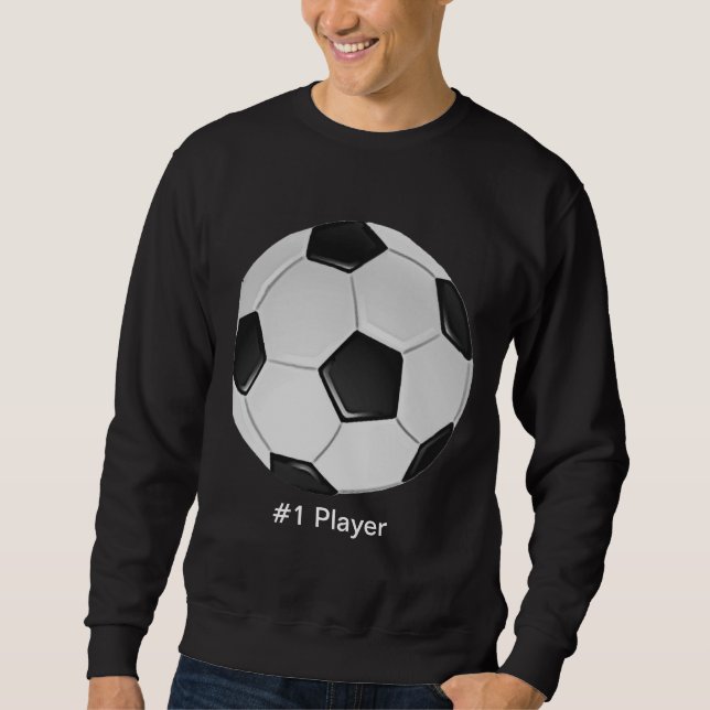 American Soccer or Association Football Ball Sweatshirt (Front)