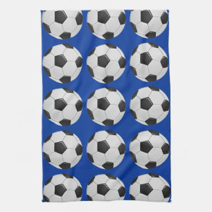 American Soccer or Association Football Ball Tea Towel