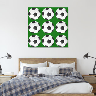 American Soccer or Association Football Canvas Print