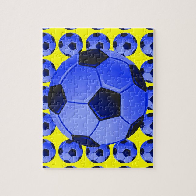 American Soccer or Association Football Jigsaw Puzzle (Vertical)