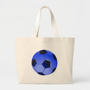 American Soccer or Association Football Large Tote Bag