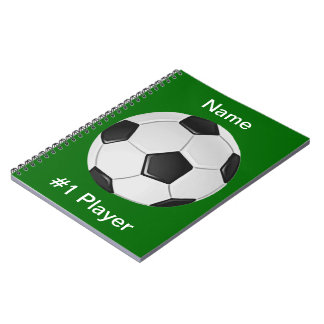 American Soccer or Association Football Spiral Notebook