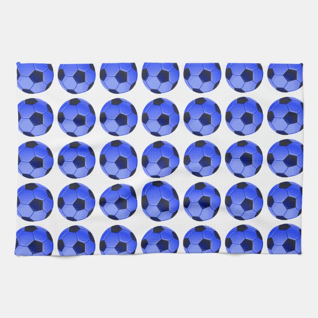 American Soccer or Association Football Tea Towel (Horizontal)