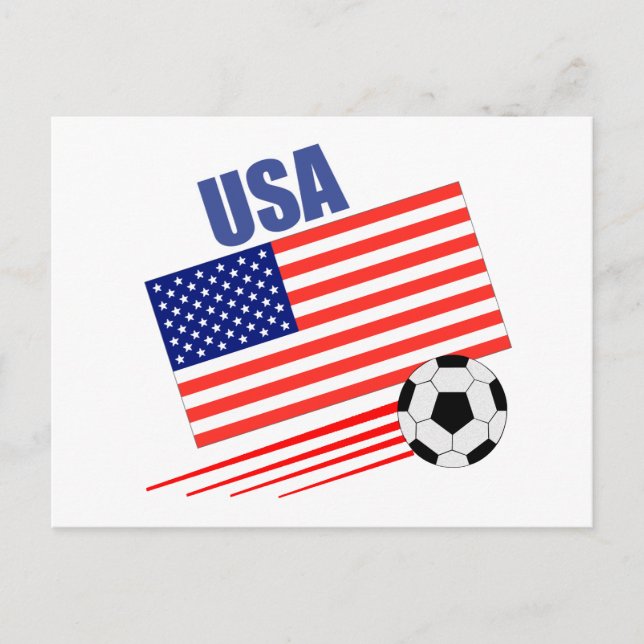 American Soccer Team Postcard (Front)