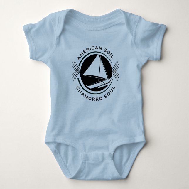 American Soil, Chamorro Soul Baby One- Bodysuit (Front)