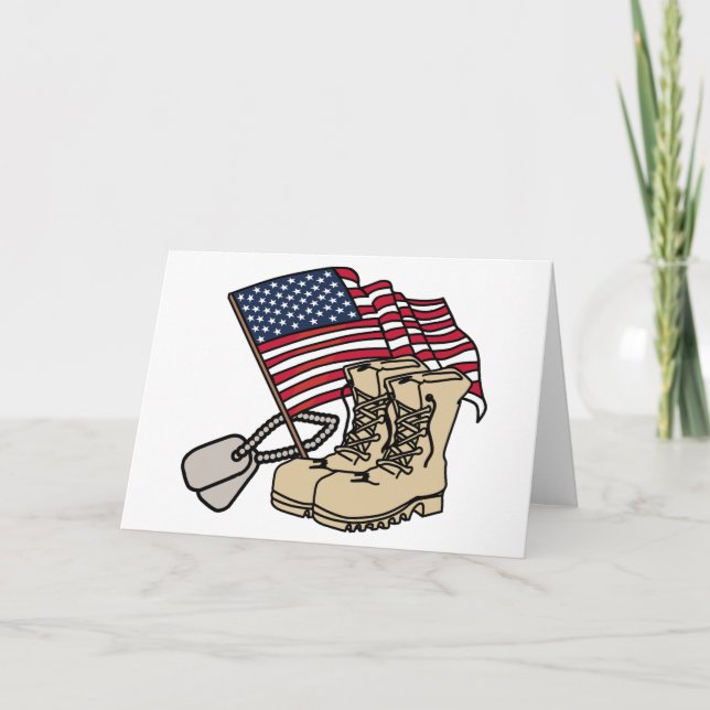 American Soldier Card (Front)