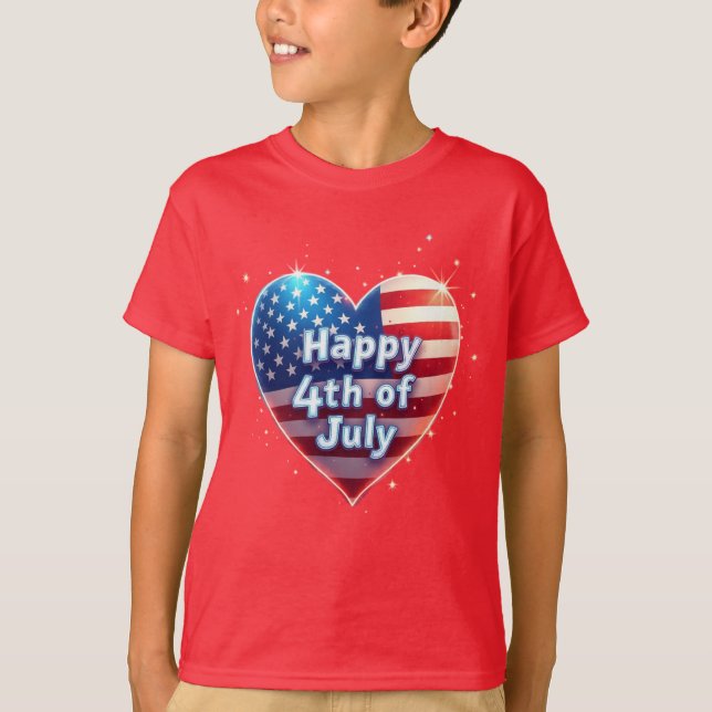 American Soul: Classic 4th of July Vibes T-Shirt (Front)