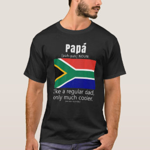 American South African Patriot Flag Fathers Day Af T-Shirt