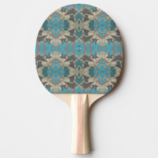 American Southwestern Patterned Art And Colours Ping Pong Paddle (Front)