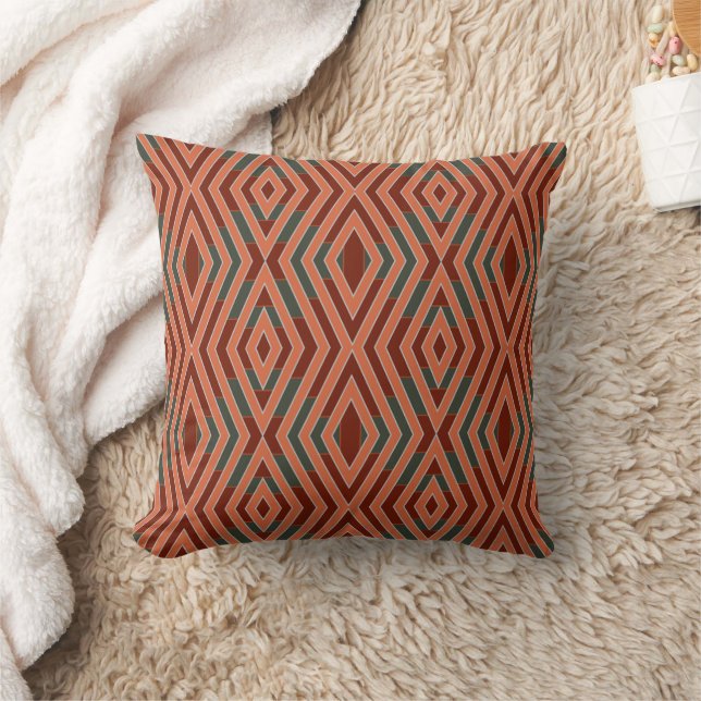 American Southwestern Tribal Pattern Art And Color Cushion (Blanket)